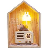 猫王音响 LINE FRIENDS 小王子 OTR 布朗熊典藏版 居家 蓝牙音箱 卡其色
