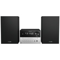 PHILIPS 飞利浦 组合音响cd一体机无线蓝牙家用台式音箱 黑色