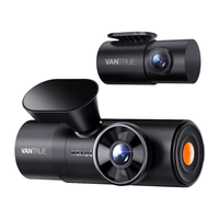 万奇欧 行车记录仪N4PRO 超清4K前后三镜头 高速WiFi 停车监控 语音声控 N4Pro升级款(关注升级64G卡)