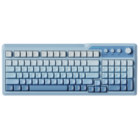 HP/惠普 机械手感 有线键盘 冰川蓝 RGB