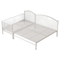 天坛家具铁艺拼接铁艺床带护栏儿童加宽拼接陪护高架床架子床