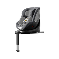 qborn新生婴儿童座椅智语音0-4岁-7岁汽车用车载宝宝椅小海豚pro 英伦千鸟格【智能语音+通风散热+isize全阶】