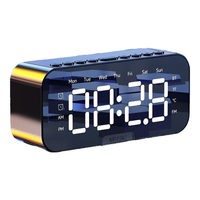 EARISE 雅兰仕 无线蓝牙音箱智能闹钟时钟音响AI语音控制手机插卡便携式迷你家用电脑微信