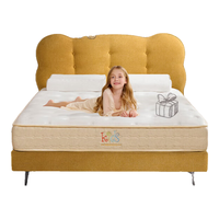 金可儿（Kingkoil）青少年床架布艺床男女孩儿童房实木床 飞行家床架莓果红1.5米×2米 飞行家床架 莓果红