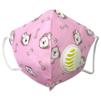 绿驰 颗粒物防护口罩 儿童款 10只 粉色