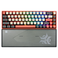 黑峡谷（Hyeku）BOX热插拔机械键盘蓝牙三模游戏键盘客制化轻音68键RGB电脑凯华轴少女馆 WF13A BOX初代号-玫瑰红轴