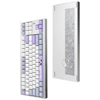 玄派 METAPHYUNIPD87M客制化机械键盘无线蓝牙三模游戏键盘 全铝CNC精雕 碰珠快拆 Gasket结构 逍遥熊猫 PD87M Pro-索尼克轴 -逍遥熊猫