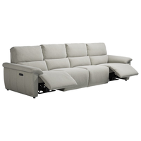 CHEERS 芝华仕 30338 猫抓绒功能沙发 四人位右脚位 凝脂白