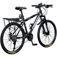 飞鸽（FLYING PIGEON）飞鸽山地自行车成人男女变速青少年中小车越野户外骑行赛单车 【铝合金】G8002代-辐条轮-黑色 26寸轮组（适合160-180cm） 24速标准版