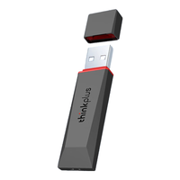 ThinkPlus联想 128GB 高速U盘USB3.2接口U型转接Type-c手机u盘 金属便携优盘 TU800系列 