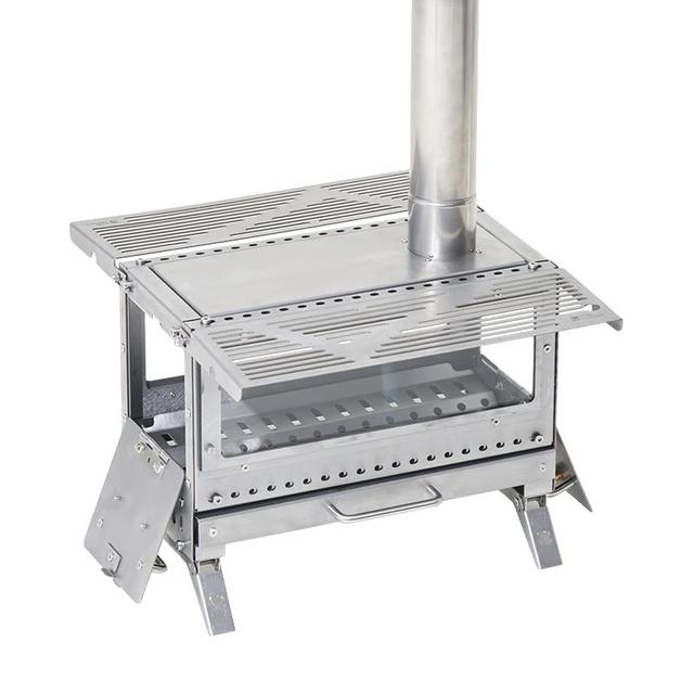 牧高笛 燎烈 两用柴火炉 NX22666034 岩石灰