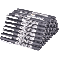 Snowhite 白雪 PVR-155 盖帽中性笔 黑色 0.5mm 6支装