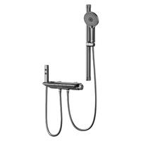 潜水艇简易分体式花洒淋浴套装带置物架无极升降家用无顶喷沐浴器