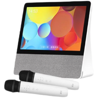 小度 添添旋转智能屏T8 横竖8英寸IPS高清大屏 内置电池移动便携 触屏 智能音箱wifi蓝牙音响 添添T8+双麦K歌(小度白金会员半年+麦克风2支) (官方标配)(全国联保)(质量问题1年只换不修