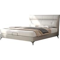 曲美家居真皮床简约大气现代头层牛皮床主卧室床梦舟床