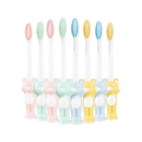 惠寻儿童牙刷软毛 洁齿护龈软毛牙刷3-6-12岁护龈软毛 小熊吸盘 惠寻软毛儿童 8支 【小熊】