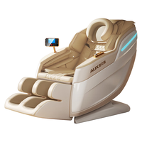 AUX奥克斯R20按摩椅家用全身太空舱2024全自动多功能零重力智能电动按摩沙发机爸妈父母亲节 【轻奢白顶配】头等舱零重力全身按+彩屏+腰腿背热敷 奥克斯官旗-到家-免安装-全国联保