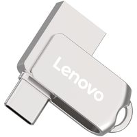 Lenovo/联想 双接口旋转 U盘 银色 32GB