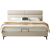 LINSY 林氏家居 真皮艺床主卧床1.5M