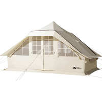 MOBI GARDEN 牧高笛 纪元·栖·260 户外充气帐篷 NX22561006 象牙白 420*260*260cm 5-8人