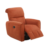 LA-Z-BOY 乐至宝 LAZBOY LA-Z-BOY 乐至宝 LAZBOY 乐至宝 LAZBOY 功能布艺单人沙发松鼠绒手动款GN.A629火山红