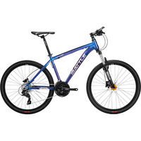 邦德·富士达山地自行车禧玛诺27变速26英寸避震前叉男式成人城市越野单车 变色蓝紫 线碟