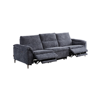 CHEERS 芝华仕 11971M 布艺电动功能沙发 曲尺三件单边电动左脚位 云水蓝色