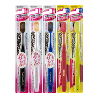 惠百施（EBISU）牙刷65孔组合套装48孔软毛绒感宽头成人手动牙刷5支装 54孔超软毛+绒感 5支