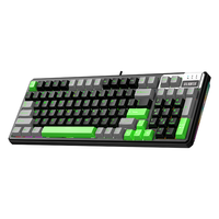 西部猎人CK98高端磁轴98键有线机械键盘炫酷电竞游戏全键热插拔防水防尘专业网咖电竞酒店办公FPS无畏契约 磁轴+金刚灰 有线 98键