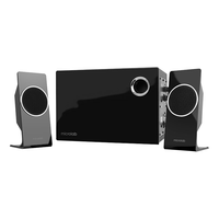 Microlab 麦博 M600BT 2.1声道 桌面 蓝牙音箱 黑色