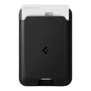  spigen 磁吸 MagSafe皮革卡包  经典黑