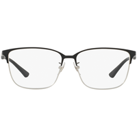 Ray-Ban 雷朋 RayBan雷朋光学镜架男女款方形金属半框简约舒适近视镜框0RX6380D 2897 黑色镜框 尺寸58