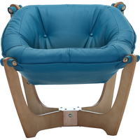 维鲸维鲸挪威躺椅北欧沙发椅真皮单人懒人豆袋露娜宠IMGcomfort 挪威蓝