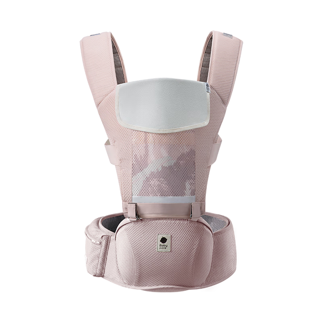 babycare 9826 婴儿背带 透气款 香槟粉