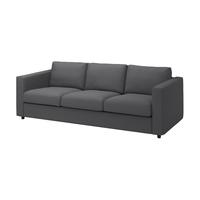 IKEA宜家VIMLE维姆勒三人沙发布艺可拆洗客厅北欧风小户型简约