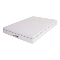 梦百合床垫 Q眠 云感深睡弹簧床垫波点按摩立体透气可卷装1.8米*2米 