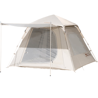 MOBI GARDEN 牧高笛 零动空间版 145 帐篷 EX19561004 米白 200*200*145cm 3-4人