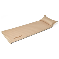 【户外露营装备】单人自动充气垫便携防潮垫睡垫带枕可拼接垫子