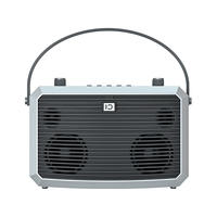ShiDu 十度 未来M5蓝牙音箱户外音响高品质发烧级HIFI手提音箱低音炮家庭KTV套装笔记本电脑音响户外K歌直播 M5太空银 HIFI音响