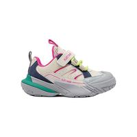 天美意天美意童鞋女童运动鞋男童鞋子2024秋冬儿童老爹鞋软底跑步鞋 奶咖米/玫瑰红 26