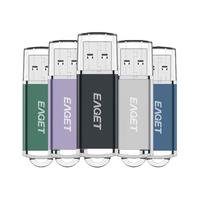 忆捷 4GB USB2.0 U盘 招标投标竞标小u盘 迷你金属款  10个/盒F2