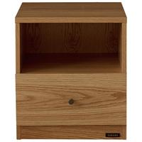 QuanU 全友 家居 原木风床头柜卧室大容量储物收纳抽屉落地柜子家具106302