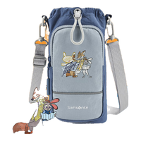 新秀丽(Samsonite)斜挎包疯狂动物城背包迪士尼联名手机包旅行包便携零钱收纳包蓝色