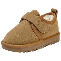 百丽童鞋女童棉鞋秋冬季软底加绒大棉靴男童保暖雪地靴儿童短靴子加厚 DE3171黑色 2