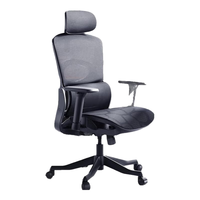 E1人体工学椅电脑椅 耀黑 3D腰托+扶手