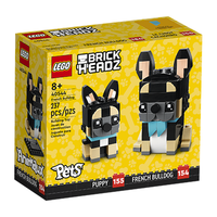 LEGO 乐高 BrickHeadz方头仔系列 40544 法国斗牛犬
