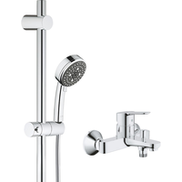 高仪(GROHE)淋浴花洒套装 100MM空气注入手持花洒 四出水喷头26094000 有下出水