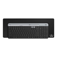 logitech/罗技 无线蓝牙 无线键鼠套装+大桌垫  无背光 黑色