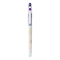 百乐（PILOT）P500考试笔-金标系列彩色中性笔水笔0.5直液式走珠笔签字笔文具刷题笔高颜值 山水紫 紫色 单支