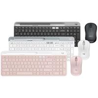 logitech/罗技 可跨屏 无线键盘鼠标套装+手机支架